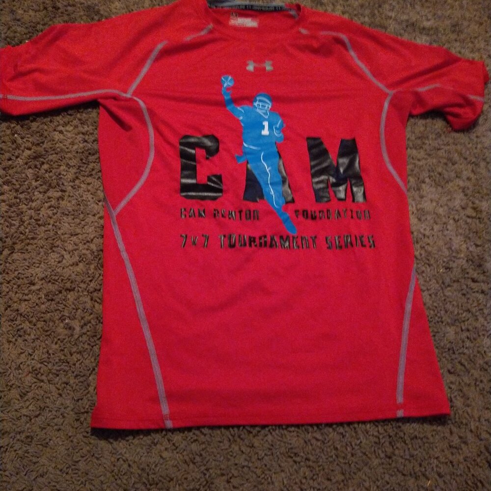 Cam Newton Foundation #1 7 on 7 Youth Under Armour Compression Shirt